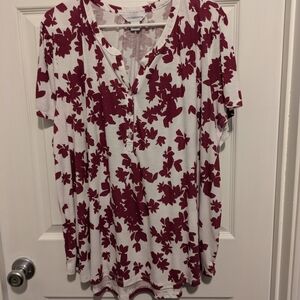 Liz Claiborne Women's Floral Top, size 2X